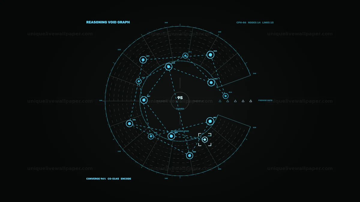 Watermarked thumbnail for AI Cognitive Processing HUD Seamless Loop