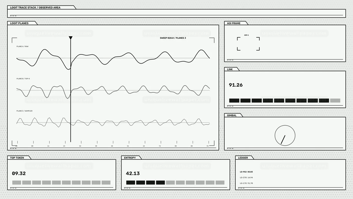 AI Inference Diagnostic Screen Seamless Loop