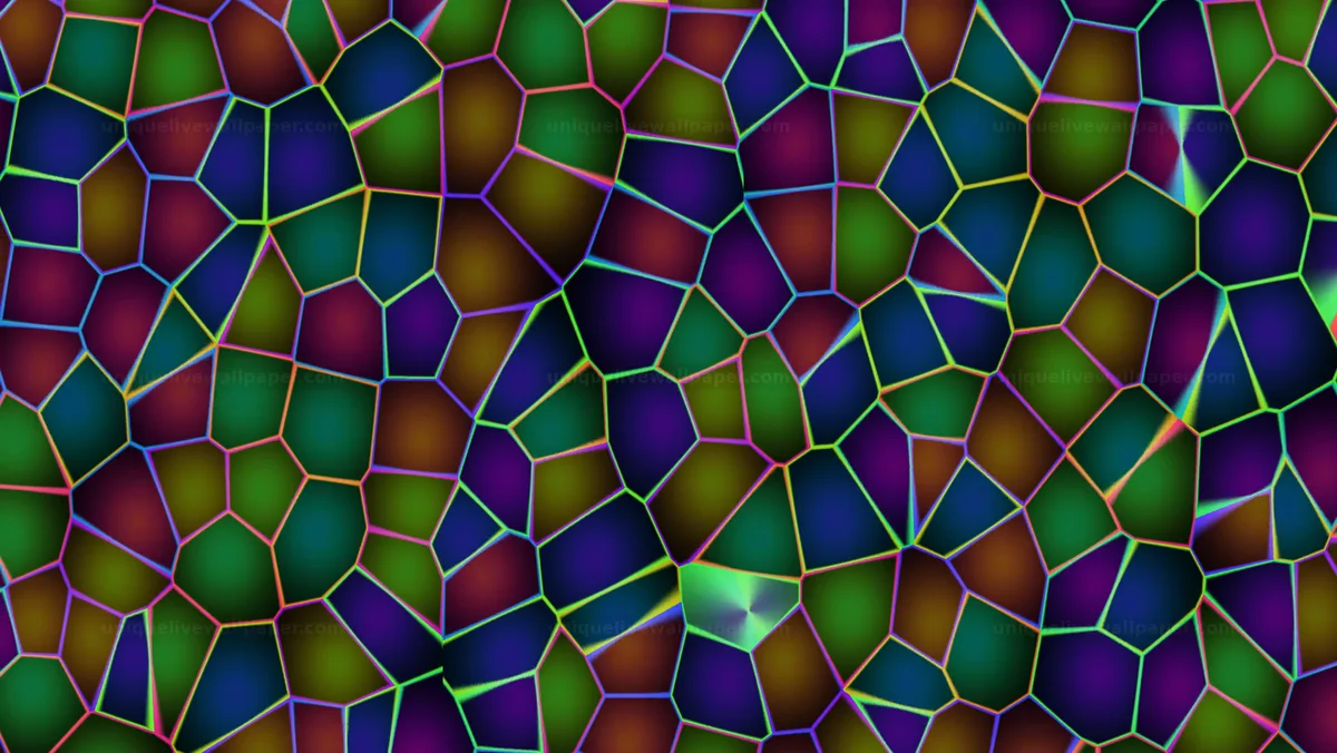 Watermarked thumbnail for Colorful Fractured Light Background Seamless Loop