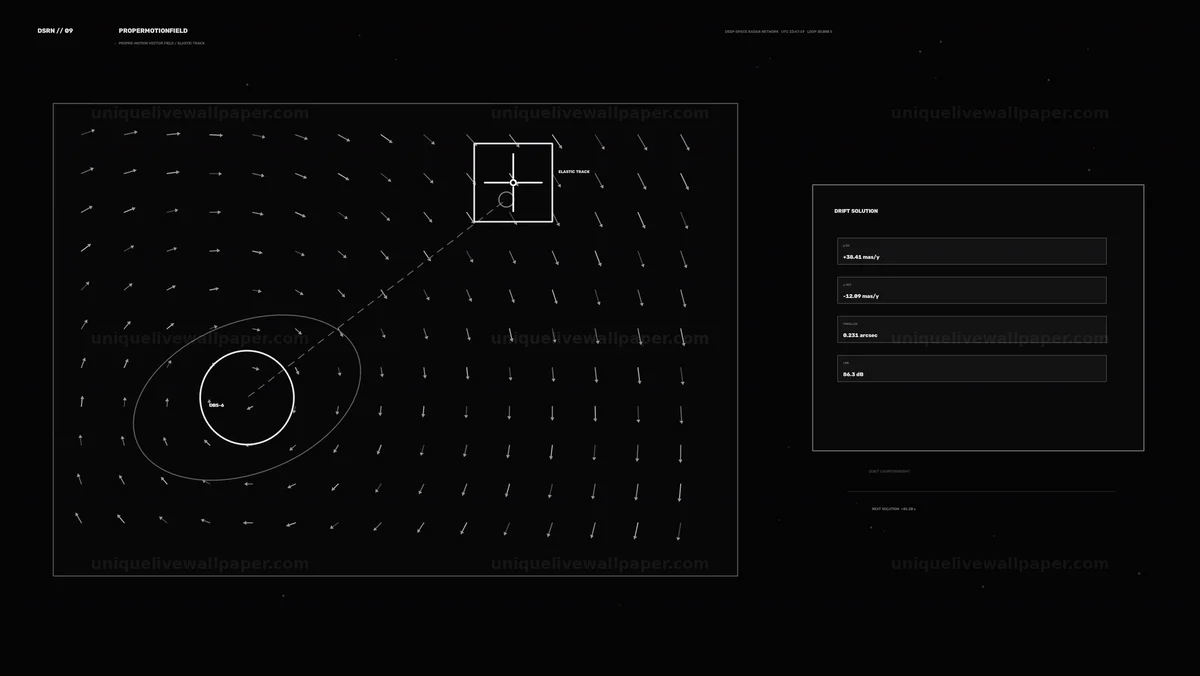 Watermarked thumbnail for Deep Space Radar Interface Animation Seamless Loop