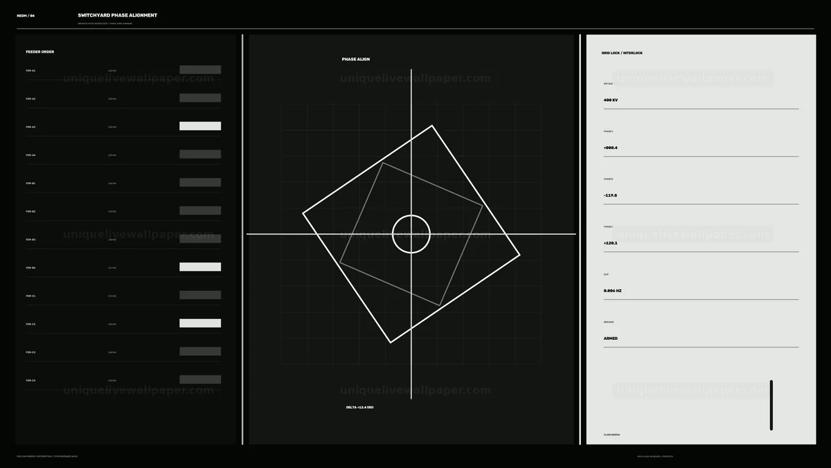 Energy Distribution Monitoring HUD Seamless Loop