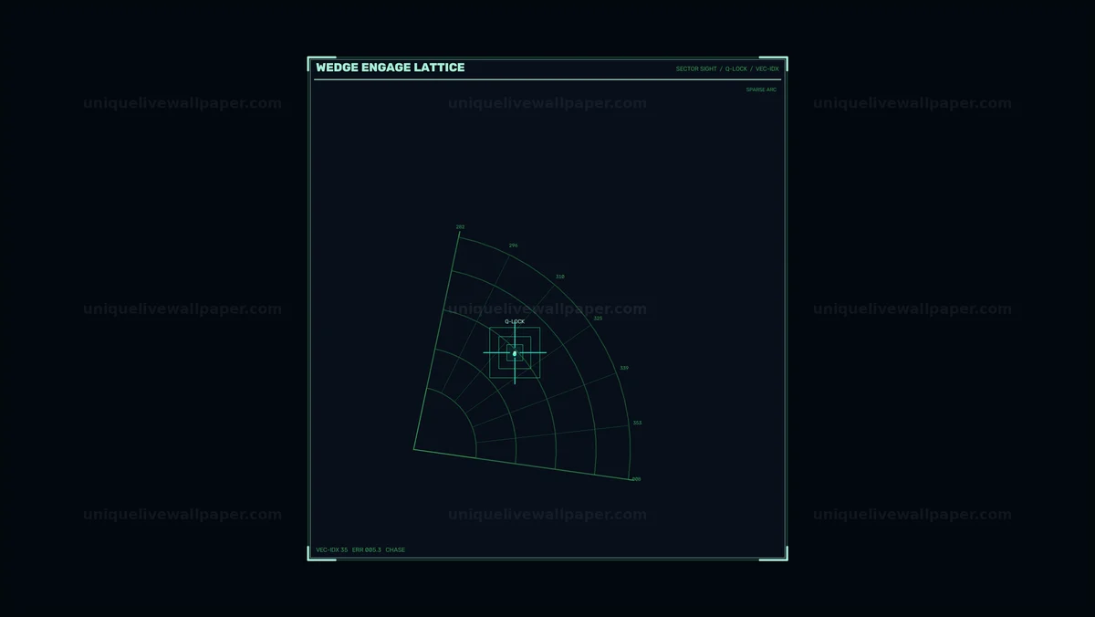 Command Center Targeting HUD Interface Seamless Loop