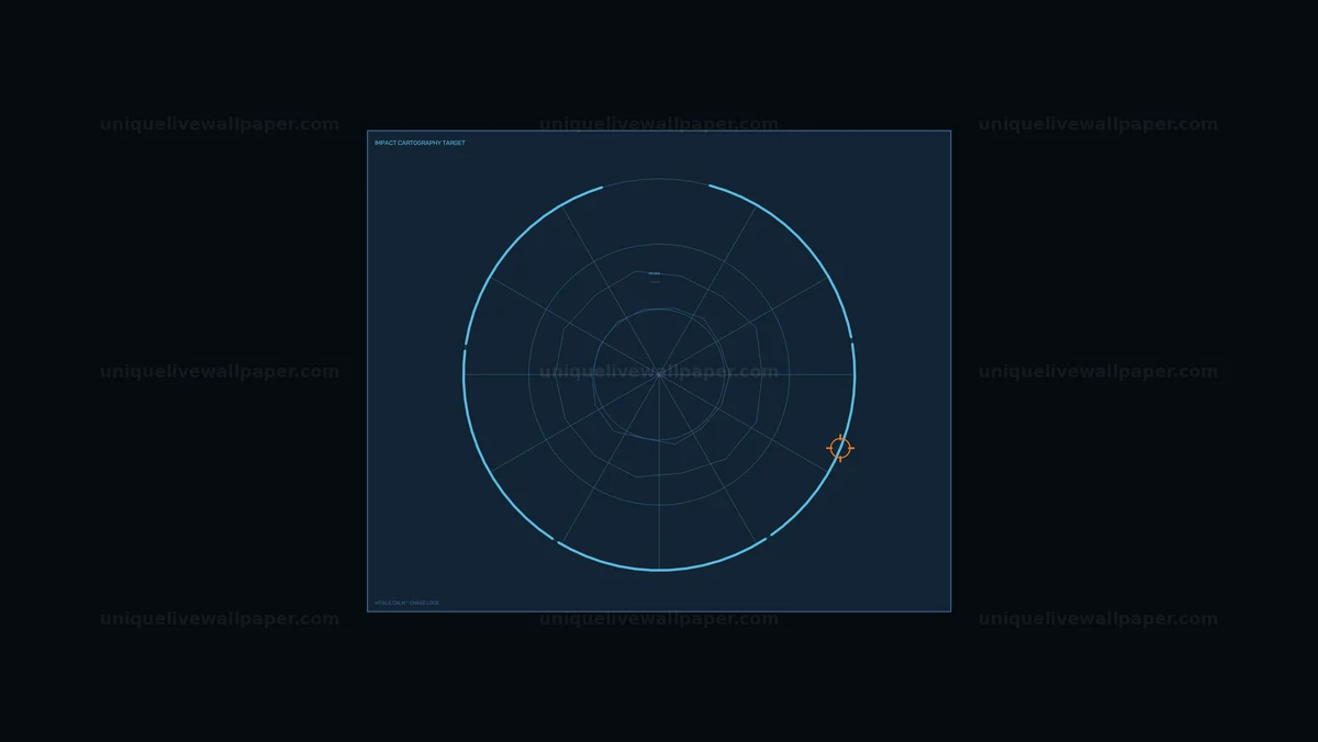 Environmental Impact Radar HUD Seamless Loop