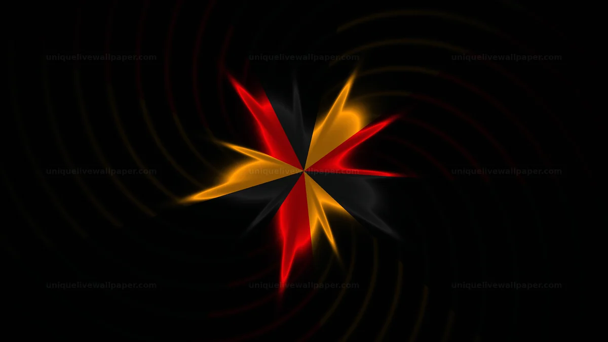 German Flag Abstract Liquid Background Seamless Loop