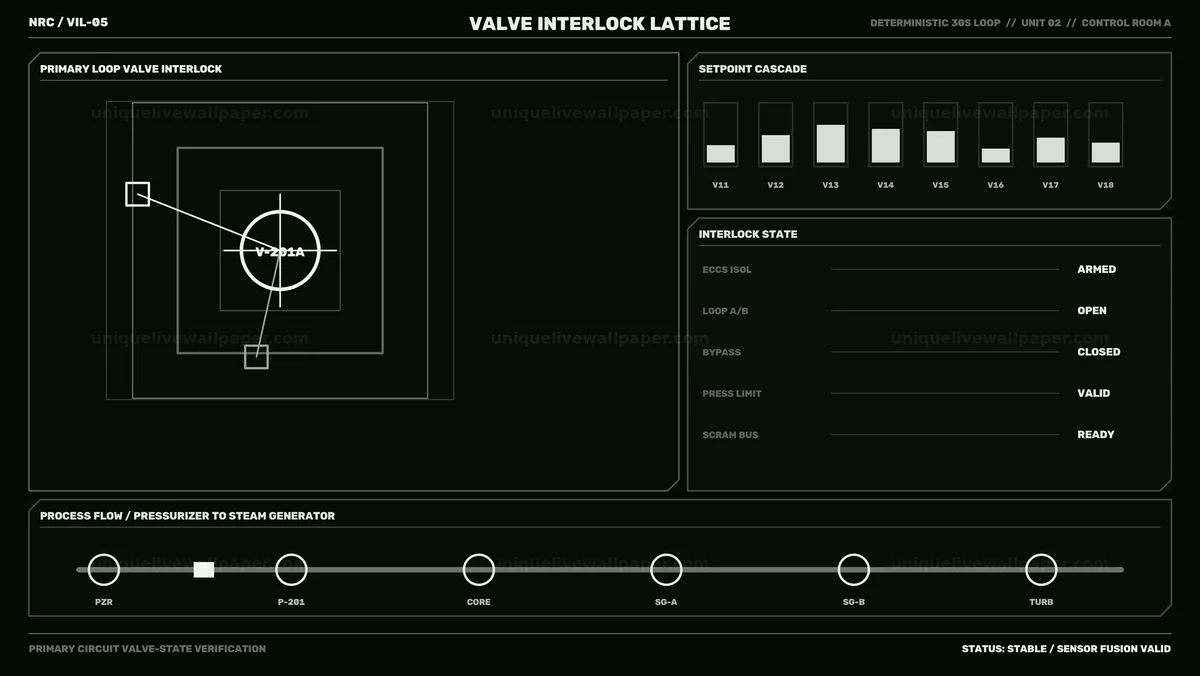 Watermarked thumbnail for Nuclear Reactor Monitoring Interface Seamless Loop