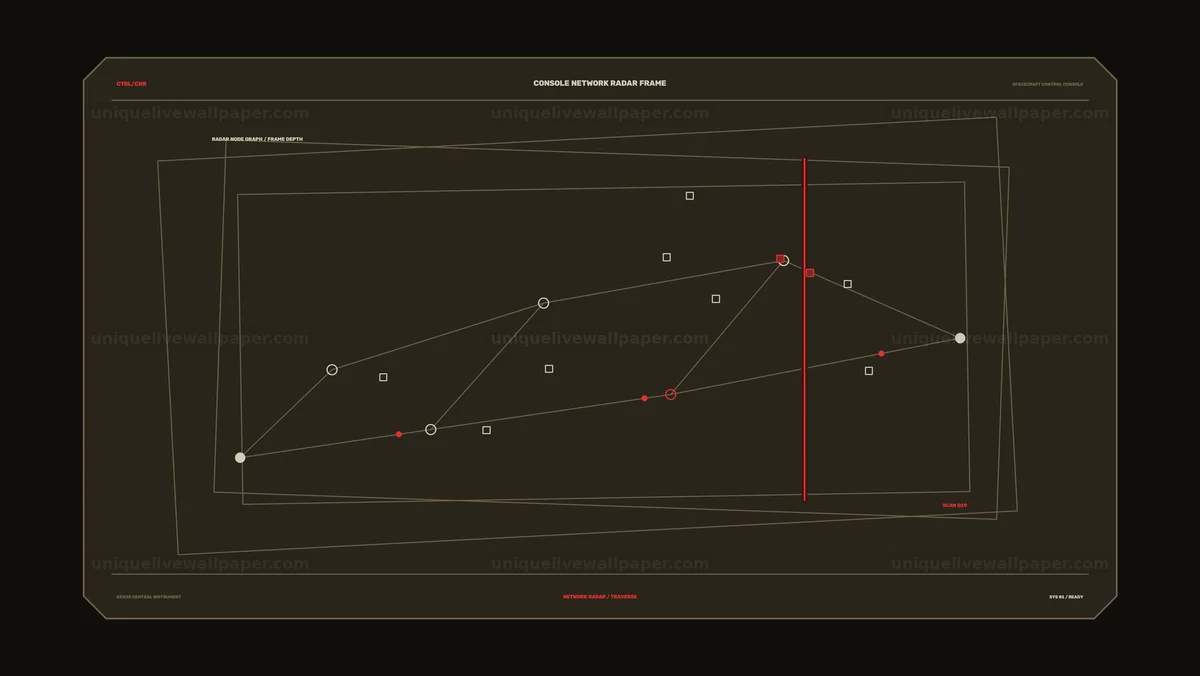 Watermarked thumbnail for Spacecraft Control Console Radar HUD Seamless Loop