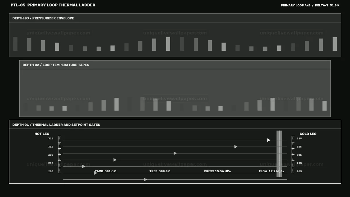 Nuclear Reactor Thermal Telemetry HUD Seamless Loop