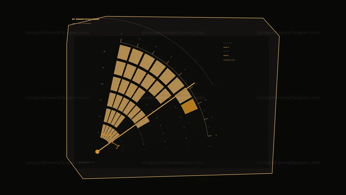 Watermarked thumbnail for Spacecraft Sensor Data Dashboard Seamless Loop