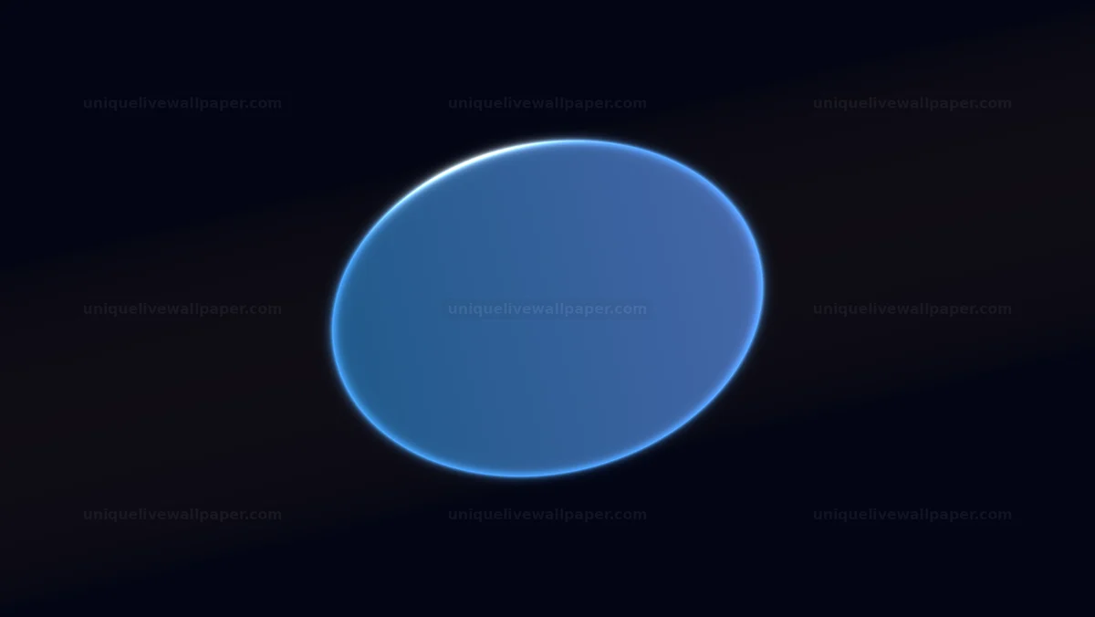Blue Eclipse Circular Wipe Transition Seamless Loop