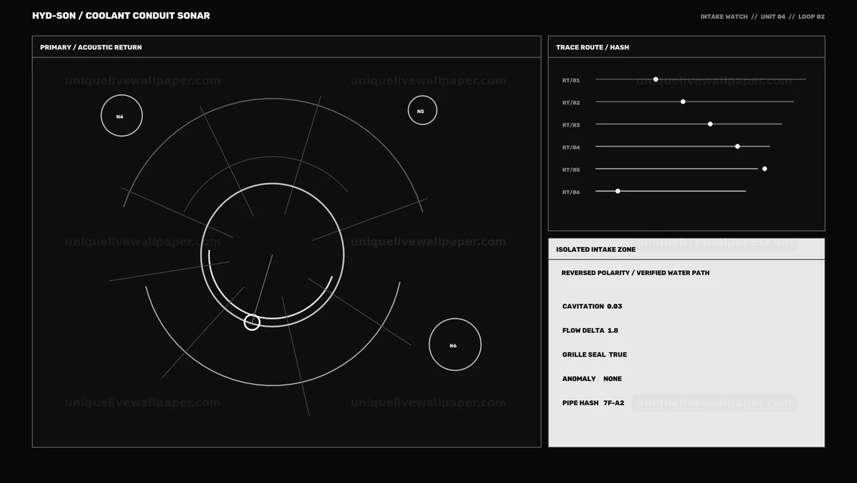 Coolant Conduit Sonar Security HUD Seamless Loop
