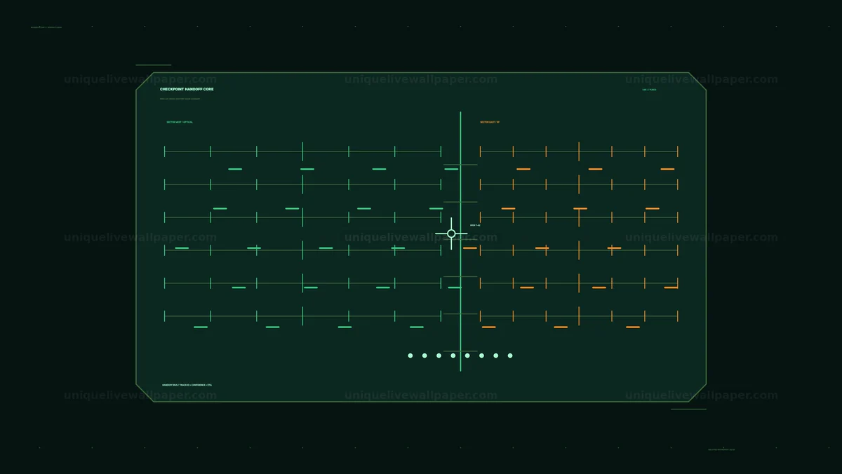 Watermarked thumbnail for Border Activity Tracking HUD Seamless Loop