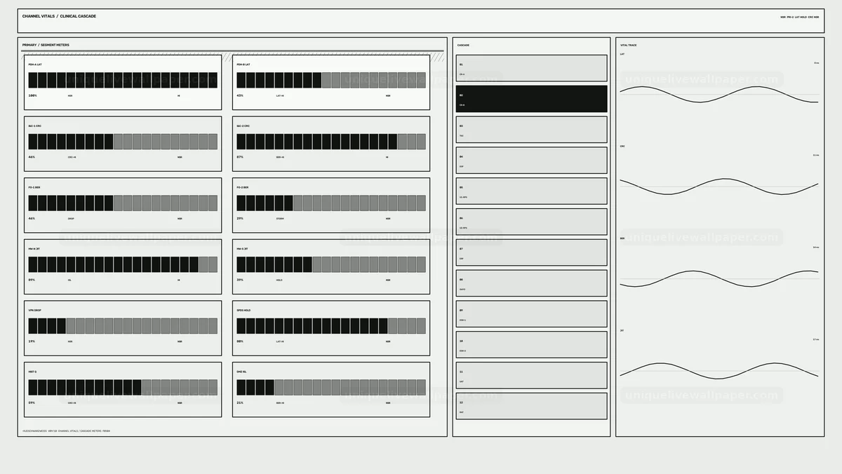 Watermarked thumbnail for Clinical Monitoring Dashboard with Vital Traces