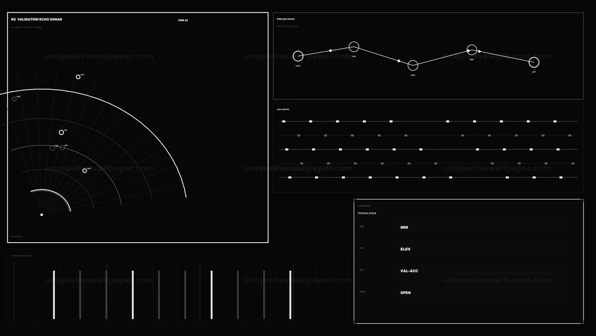 Watermarked thumbnail for AI Training Progress Telemetry HUD Seamless Loop