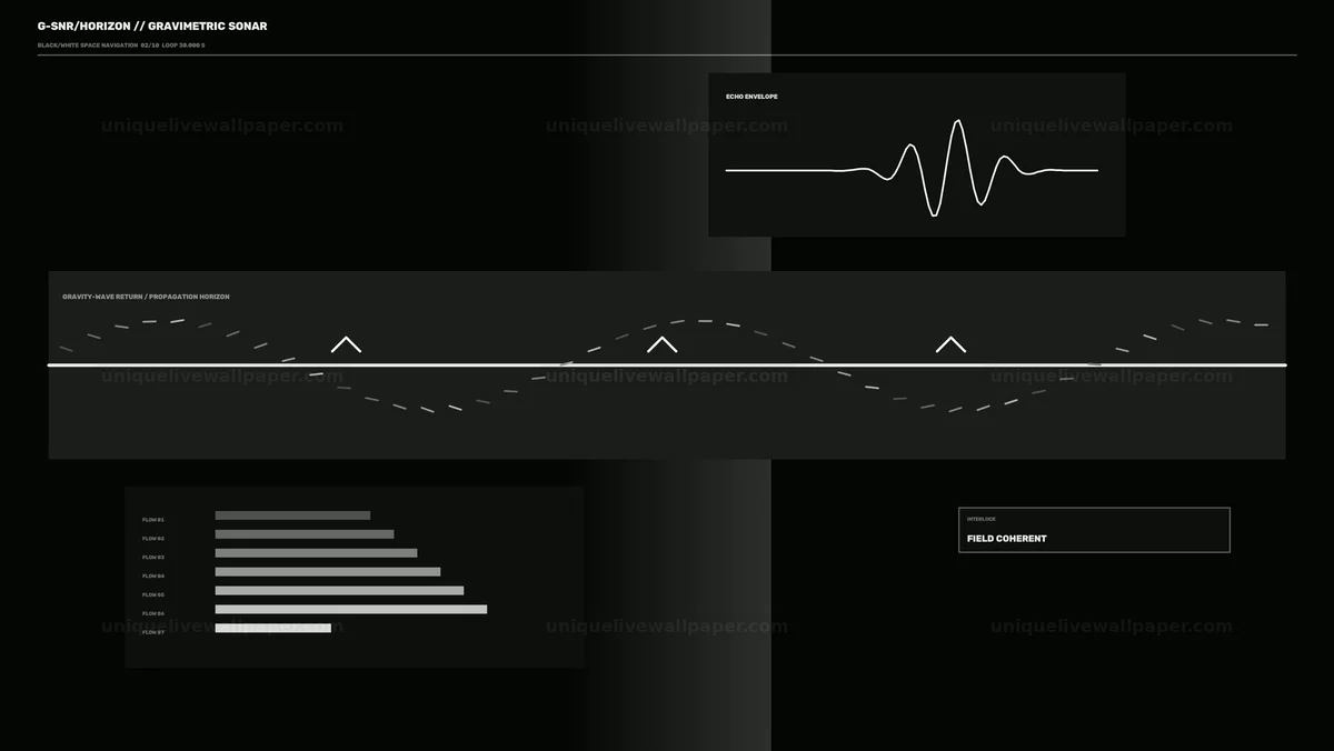 Watermarked thumbnail for Black and White Space Navigation HUD