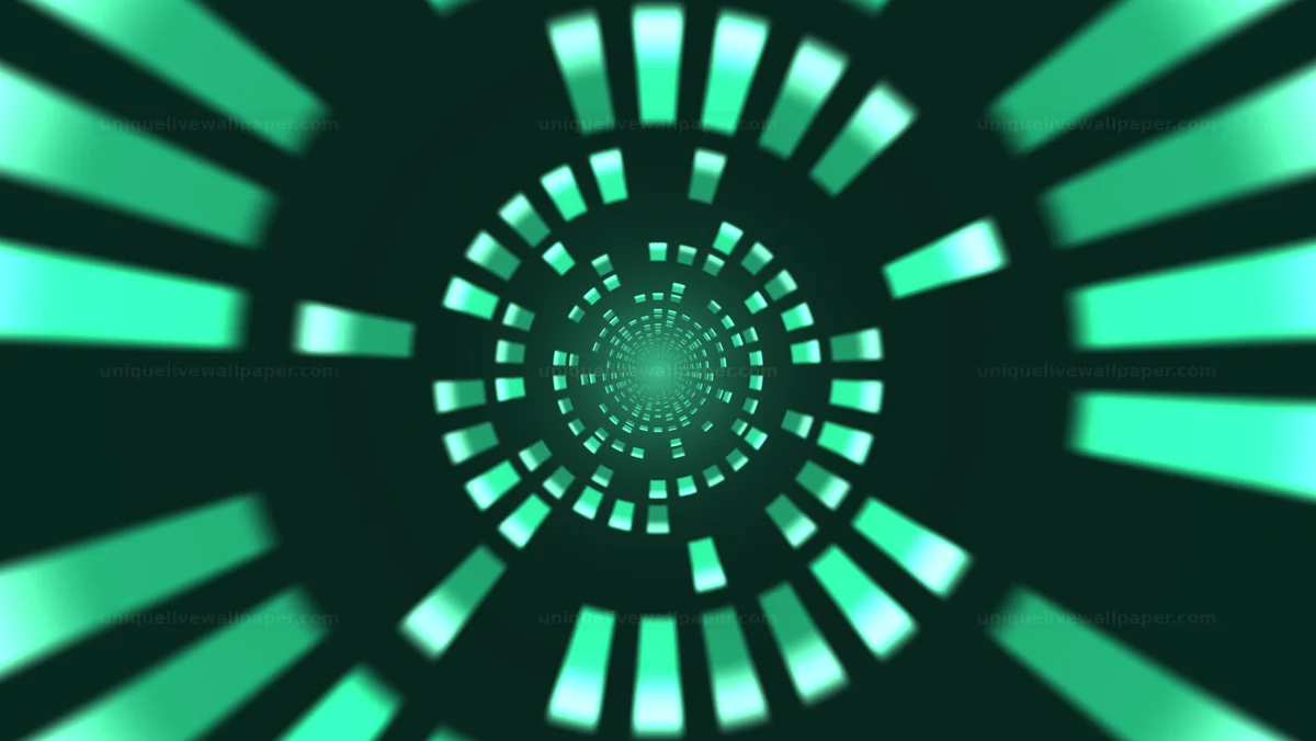 Abstract sci fi tunnel background creates a sense of depth and motion