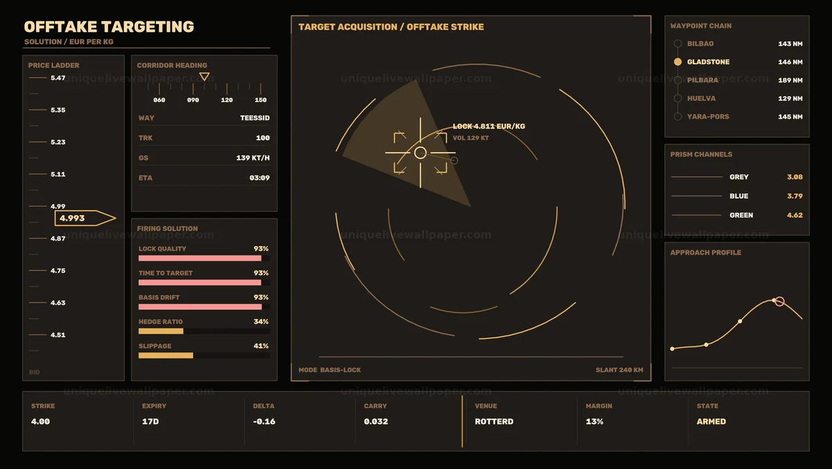 Futuristic Targeting Data HUD Seamless Loop
