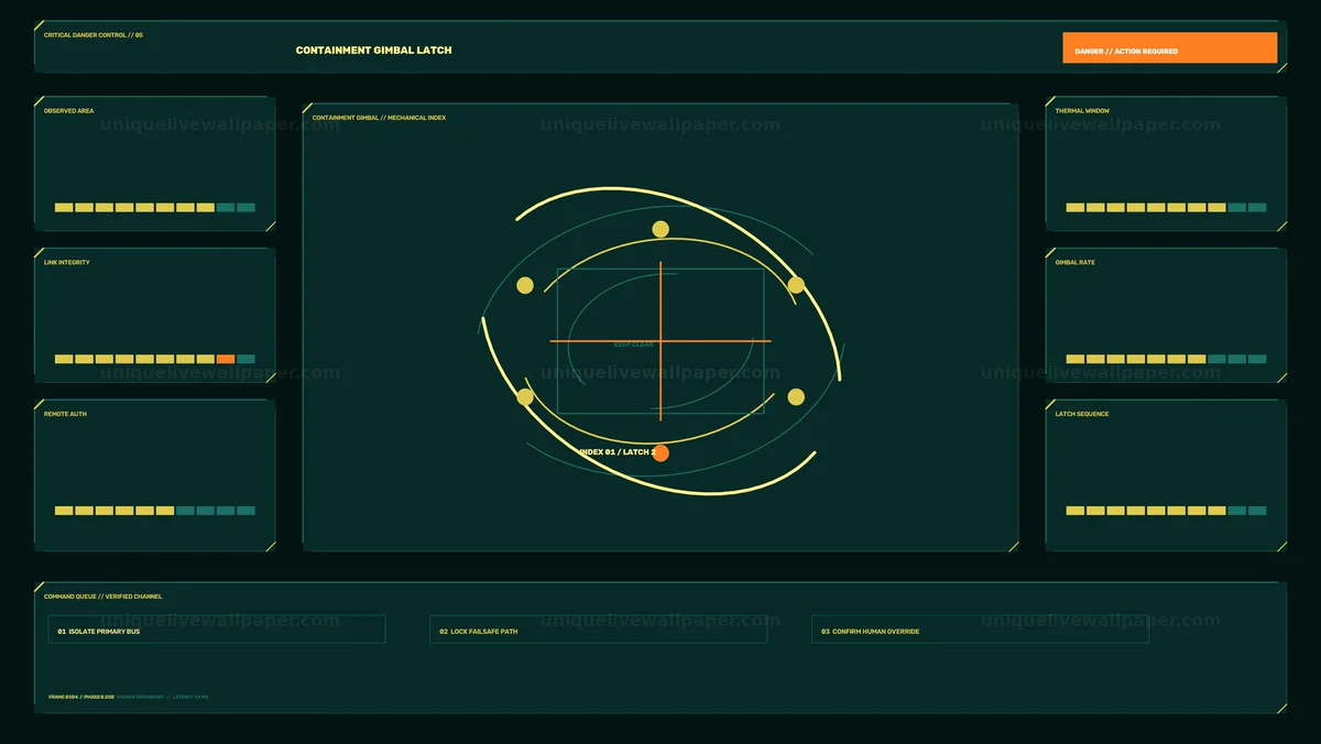 Watermarked thumbnail for Industrial Containment Control HUD Seamless Loop