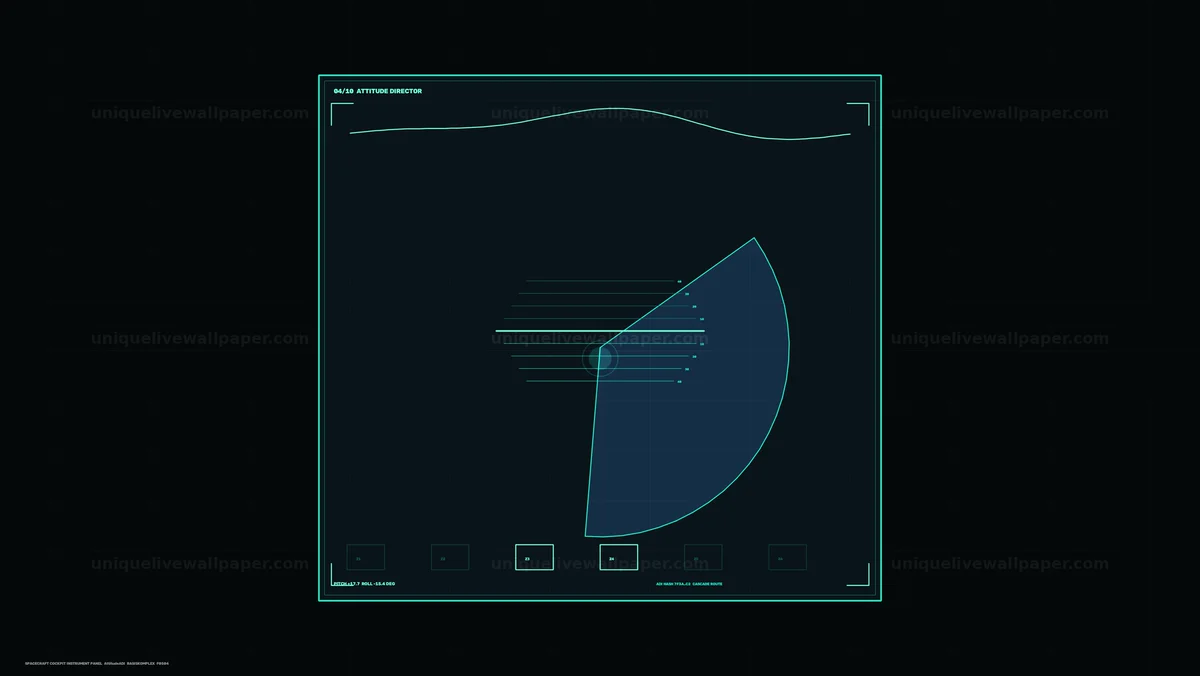 Watermarked thumbnail for Spacecraft Cockpit Radar HUD Seamless Loop