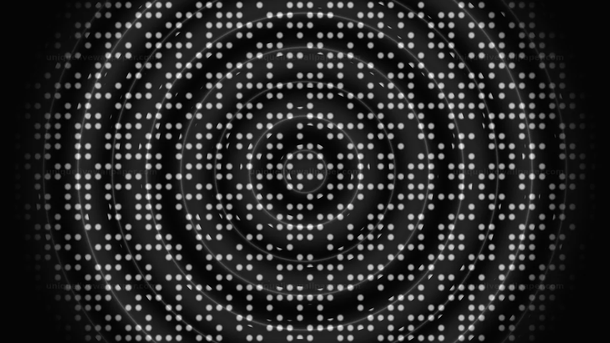 Watermarked thumbnail for Black and White Radial Ripple Background Seamless Loop