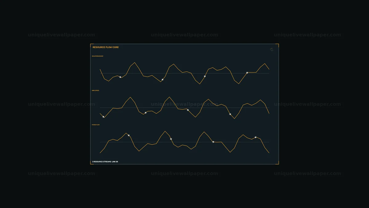 Clean Energy Resource Dashboard Graphs Seamless Loop
