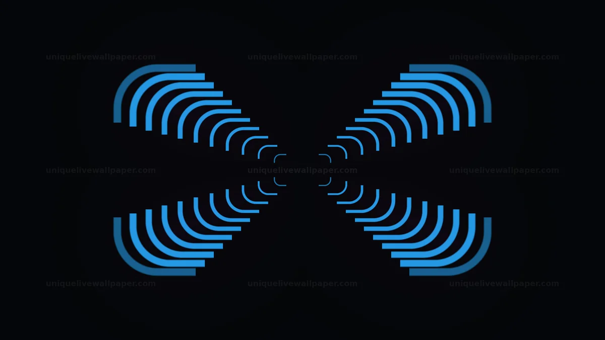 Dark Neon Tunnel Copy Space Background — A dark neon tunnel is shown w