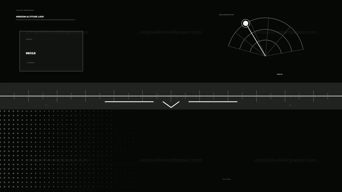 Drone Altitude Data Display HUD Seamless Loop