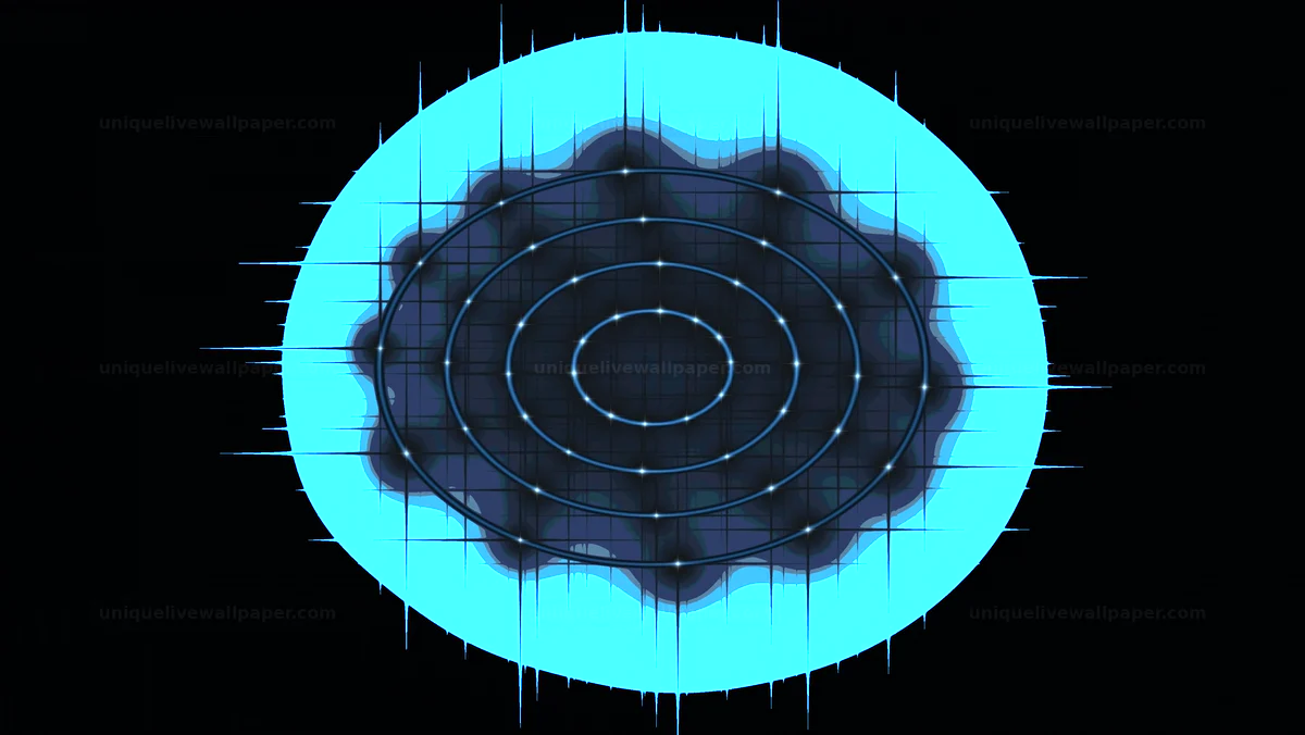 Watermarked thumbnail for Glitter Particles Forming Circular Waves Seamless Loop
