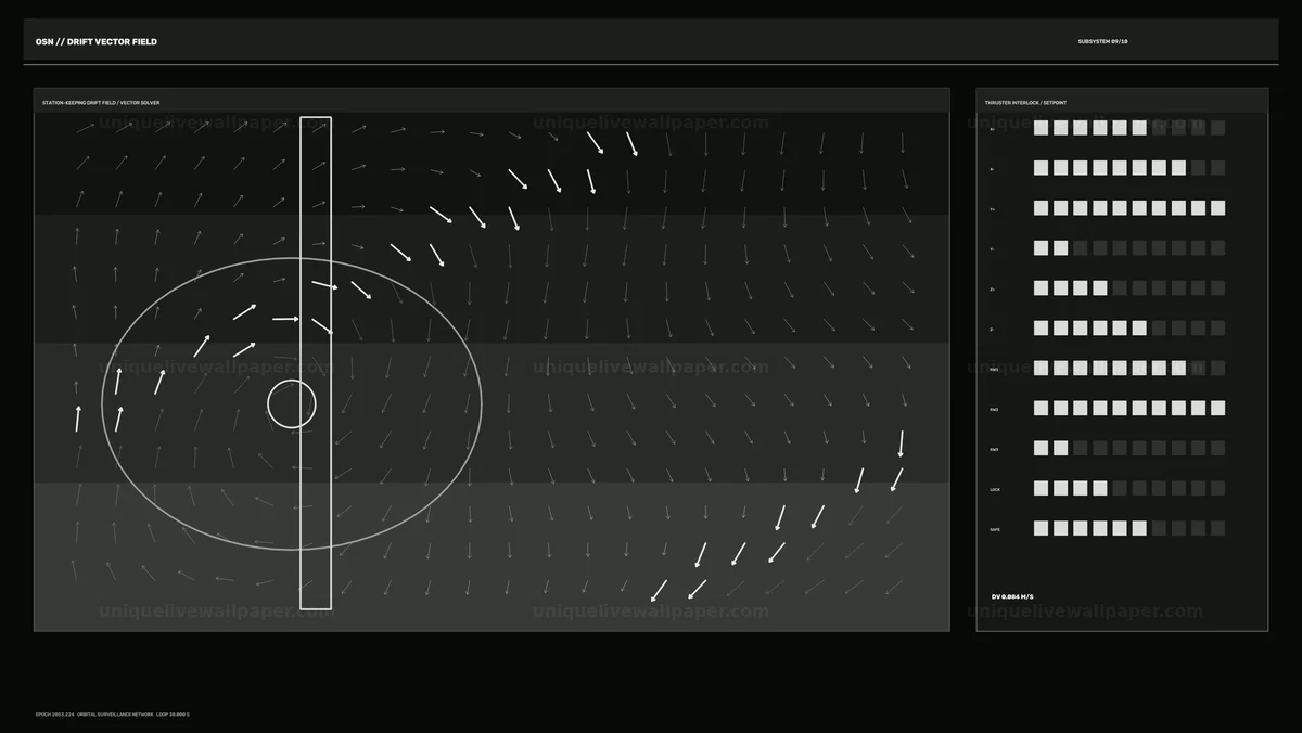 Watermarked thumbnail for Orbital Surveillance Vector Field HUD Seamless Loop