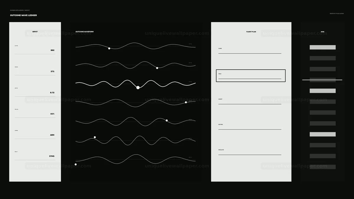 AI Decision-Making Data Visualization Seamless Loop