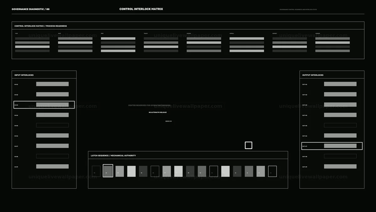 Watermarked thumbnail for AI System Governance Diagnostic HUD Seamless Loop