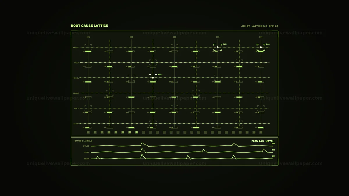 Watermarked thumbnail for Anomaly Detection Root Cause HUD Seamless Loop
