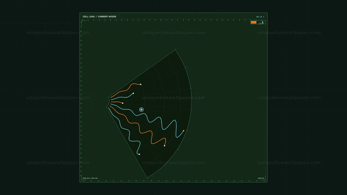 Battery Cell Status HUD Animation Seamless Loop