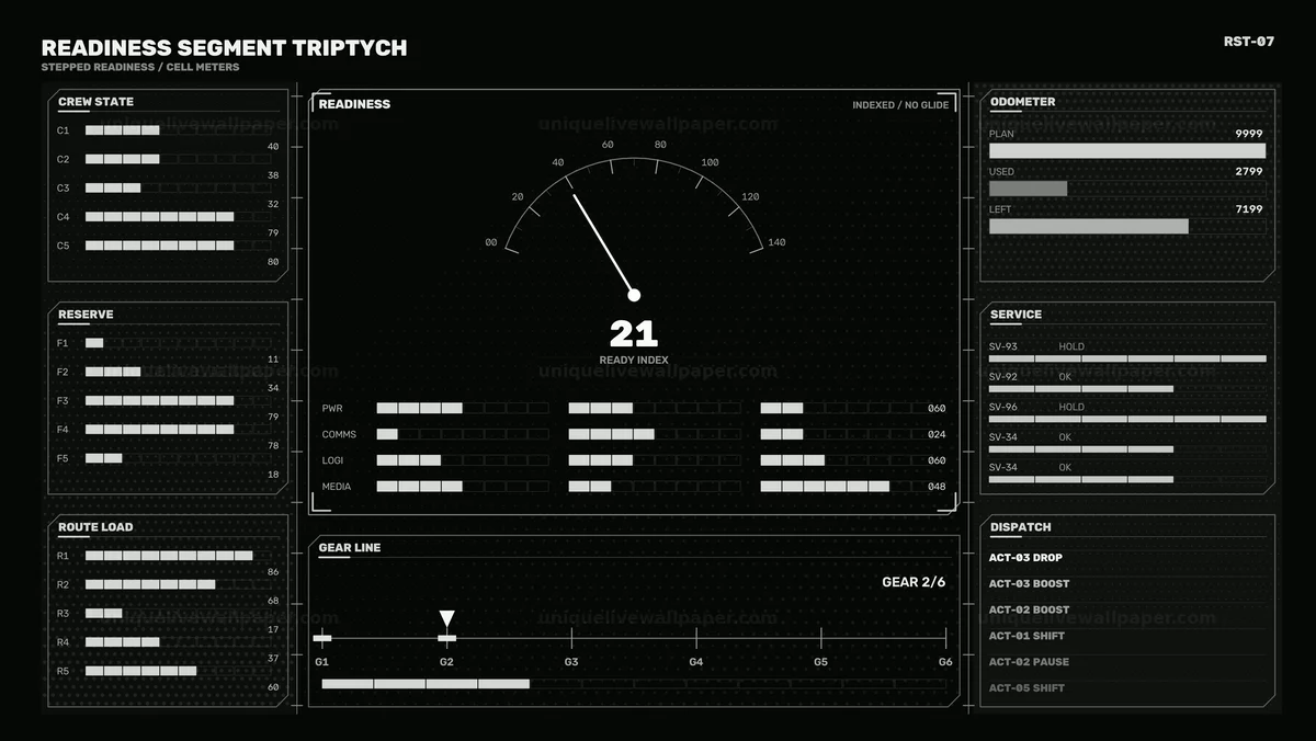 Watermarked thumbnail for Campaign Decision Support Interface HUD Seamless Loop