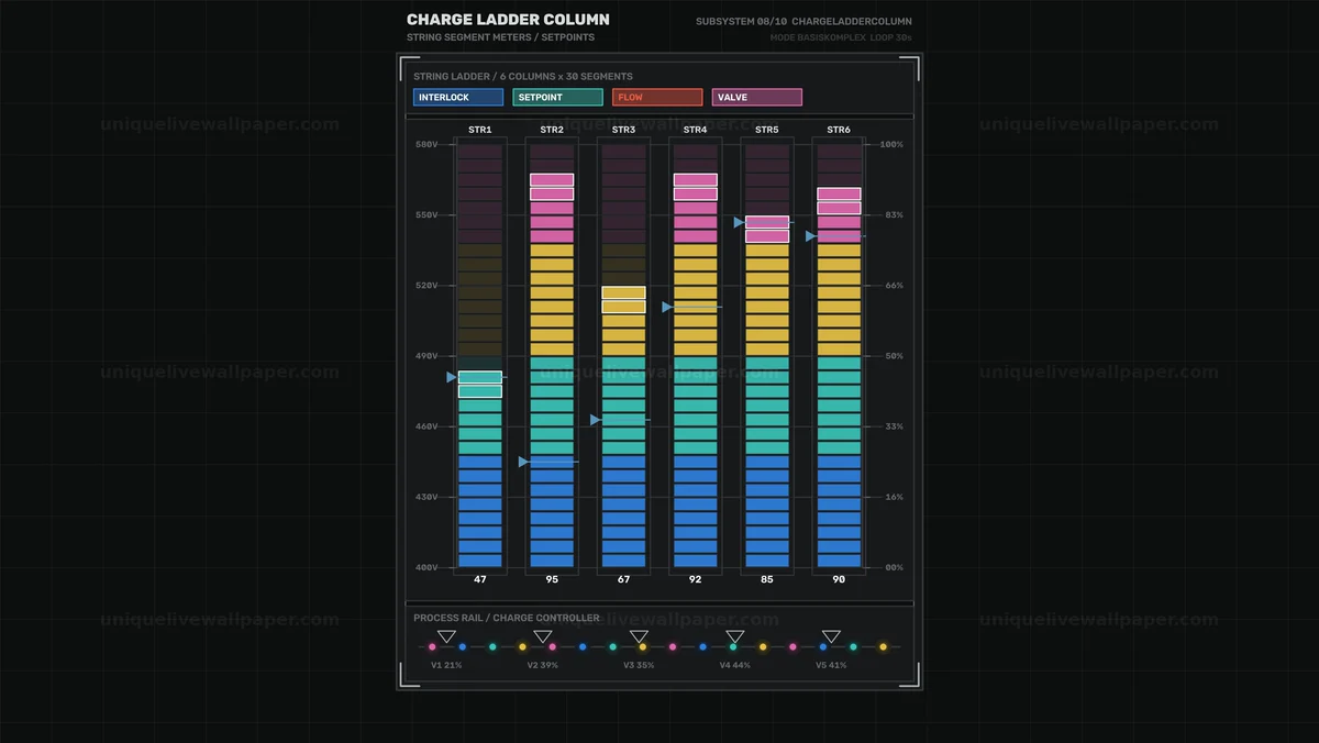 Battery Backup Status Dashboard Seamless Loop