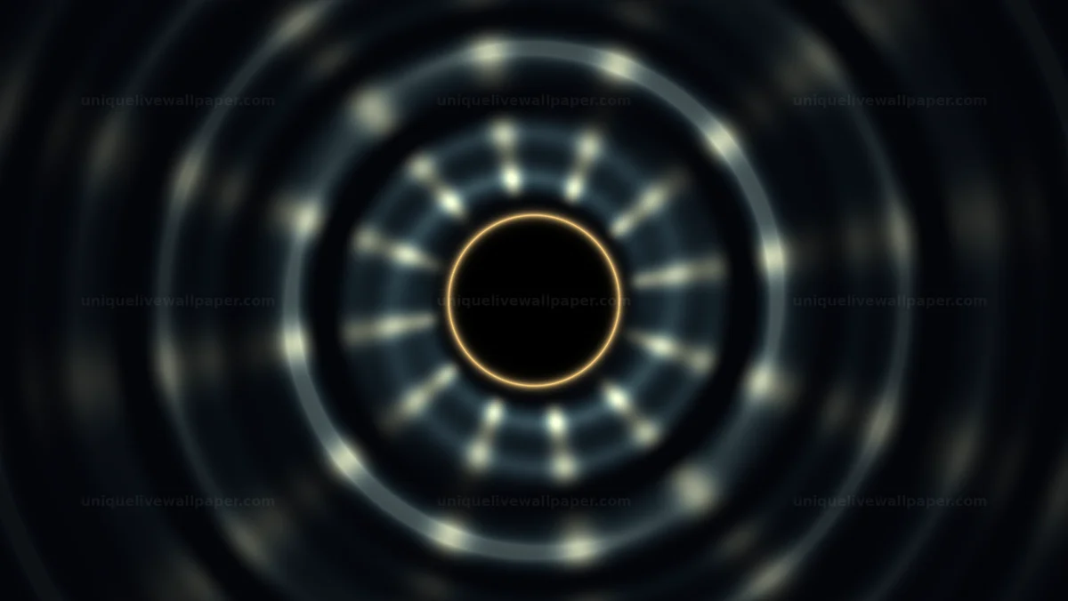 Watermarked thumbnail for Concentric Glowing Rings Scanning Graphic Seamless Loop