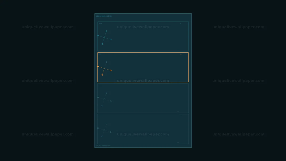 Network Data HUD Dashboard Seamless Loop