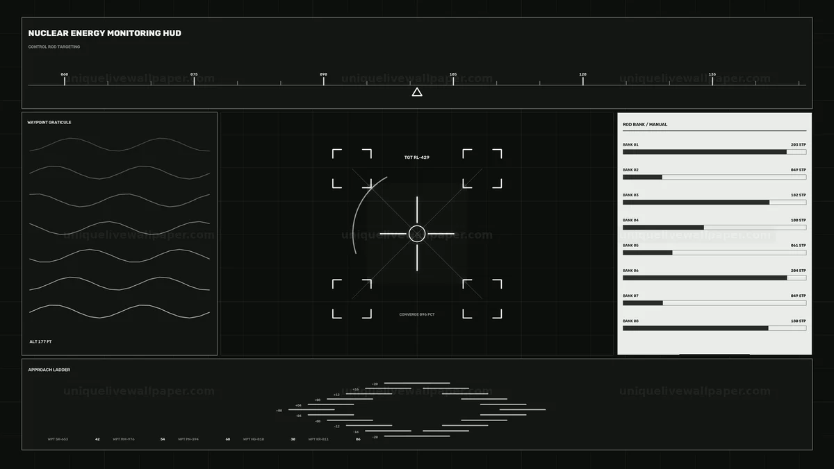 Nuclear Energy Monitoring HUD Seamless Loop