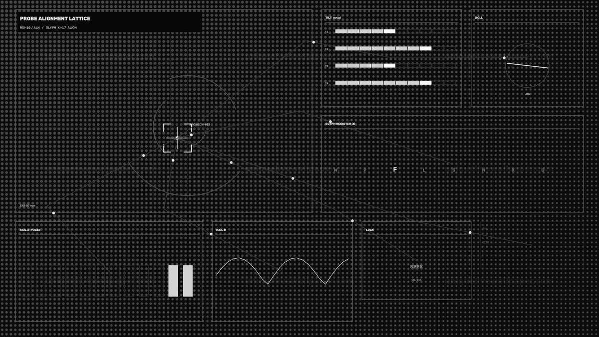 Probe Alignment Lattice HUD Seamless Loop