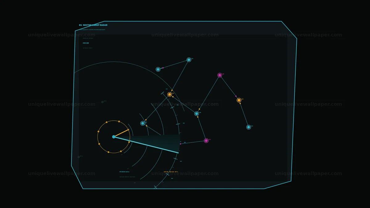 Watermarked thumbnail for Radar Sweep Scanner HUD Seamless Loop