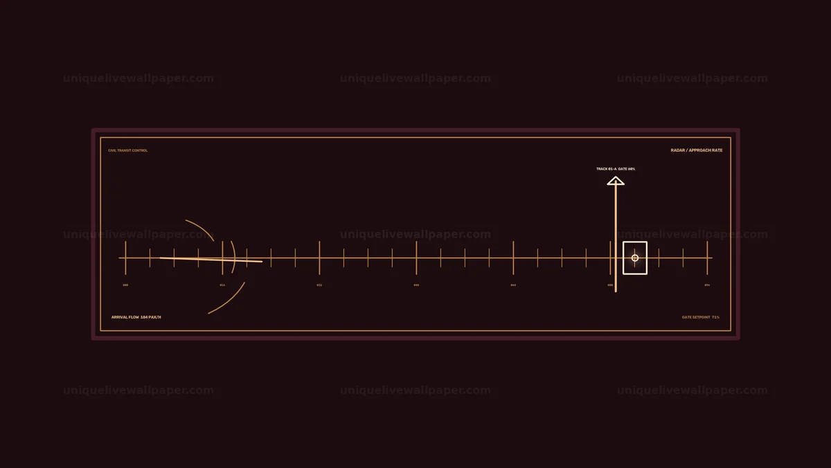 Transit Flow Control HUD Seamless Loop