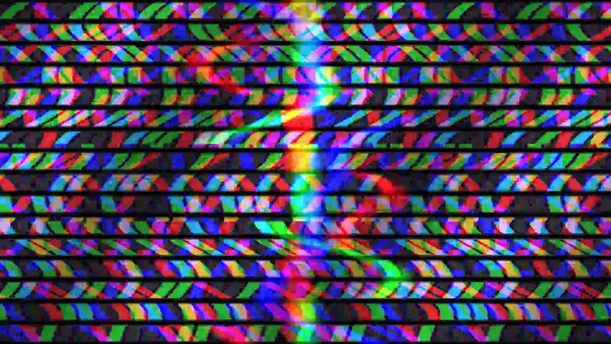 Color Channel Displacement Background Seamless Loop