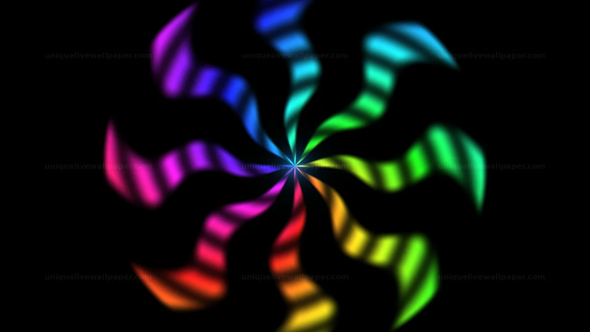 Color Shifting Mandala Vortex Seamless Loop