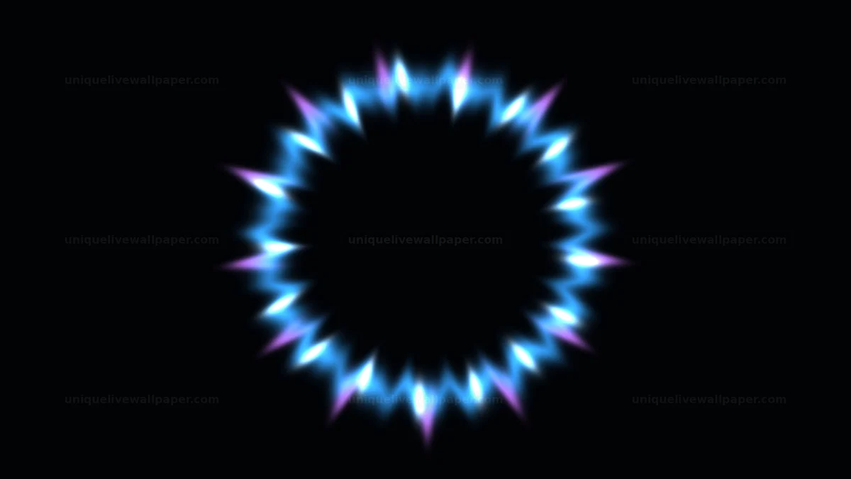 Watermarked thumbnail for Blinking Blue Glitter Halo Seamless Loop