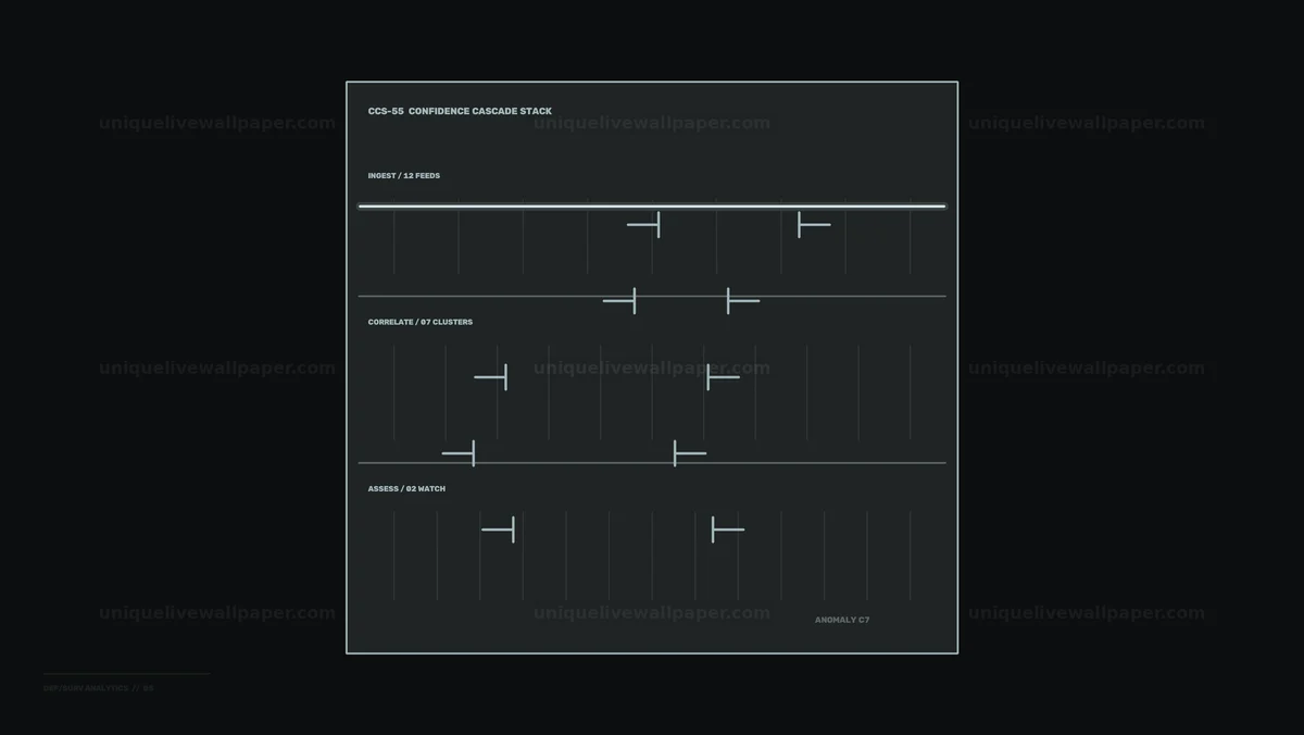 Defense Surveillance Analytics HUD Seamless Loop