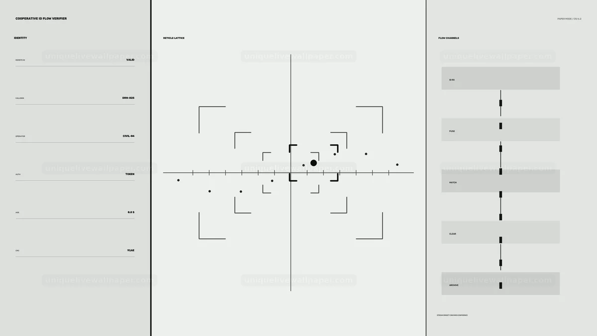 Futuristic Reticle Tracking HUD Seamless Loop