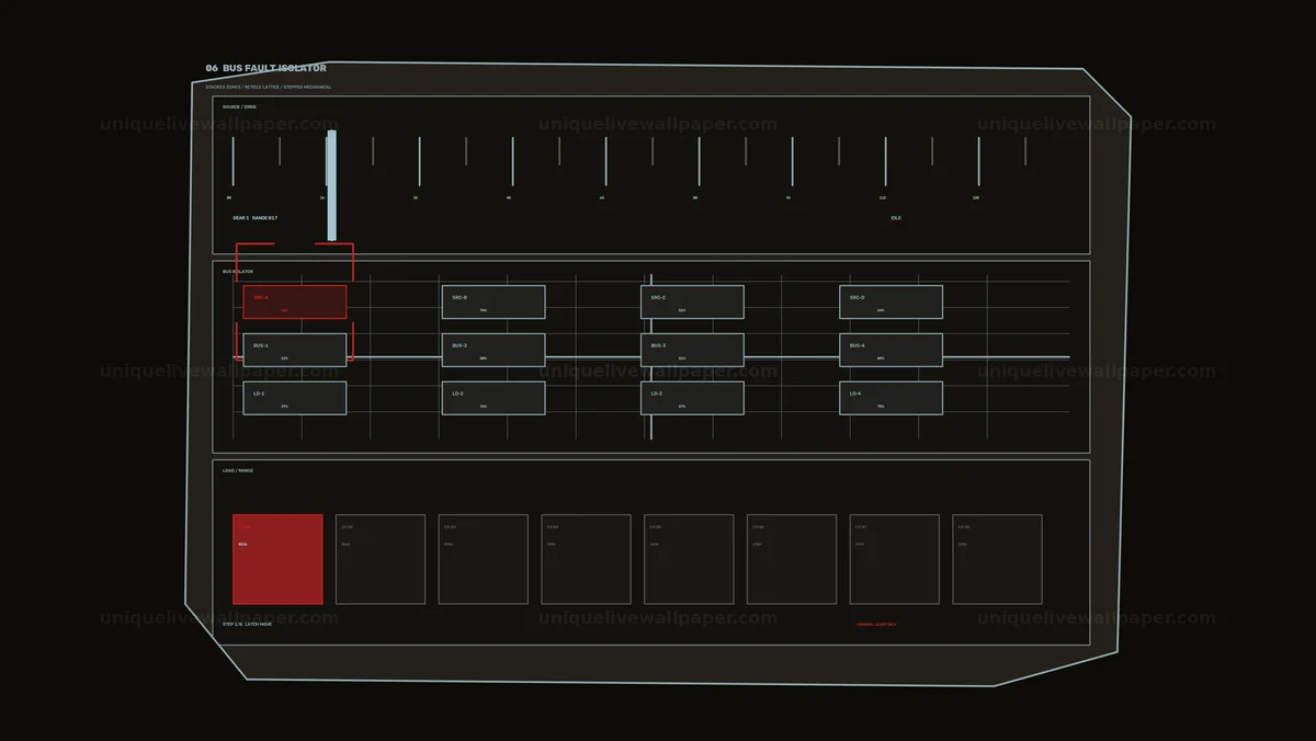 System Alert Diagnostic HUD Panel
