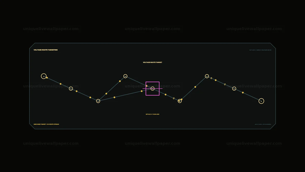 Watermarked thumbnail for Array Voltage Route Monitor HUD Seamless Loop
