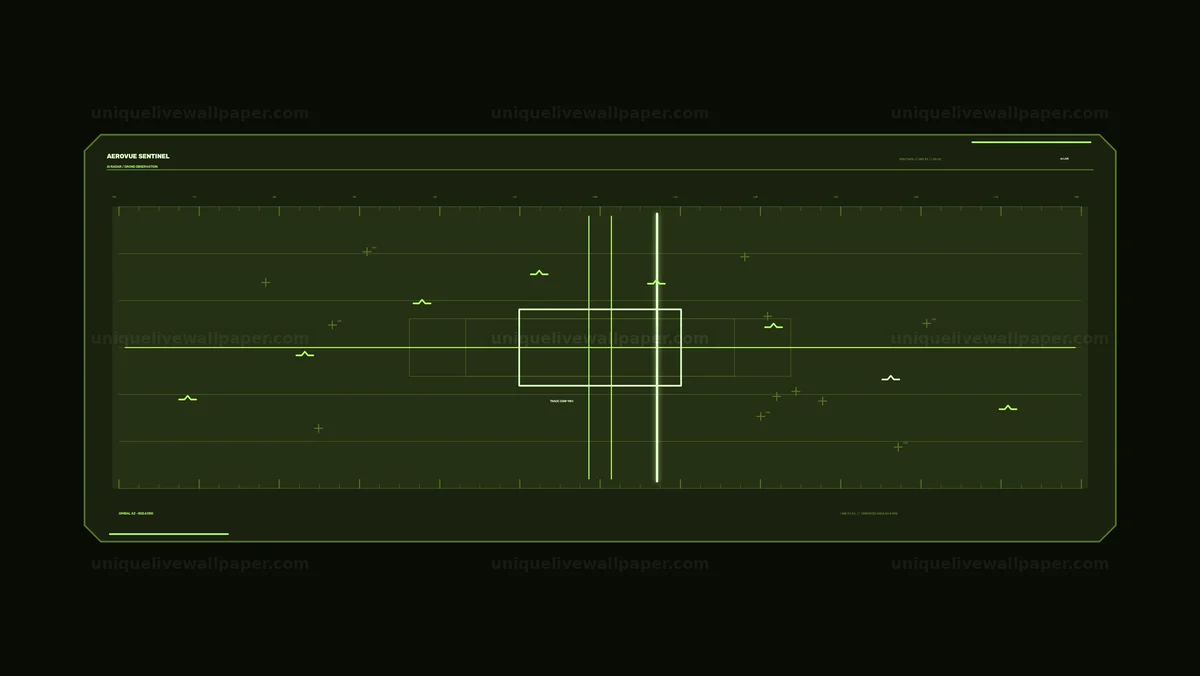Futuristic Surveillance Dashboard HUD Seamless Loop