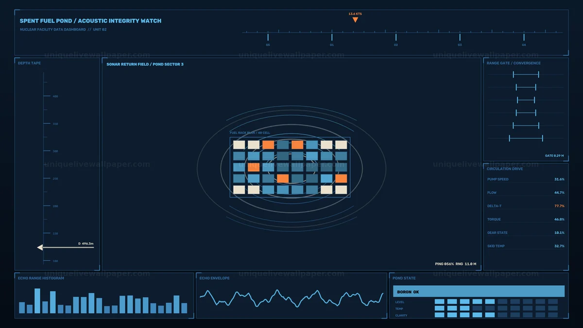 Nuclear Facility Monitoring HUD Seamless Loop