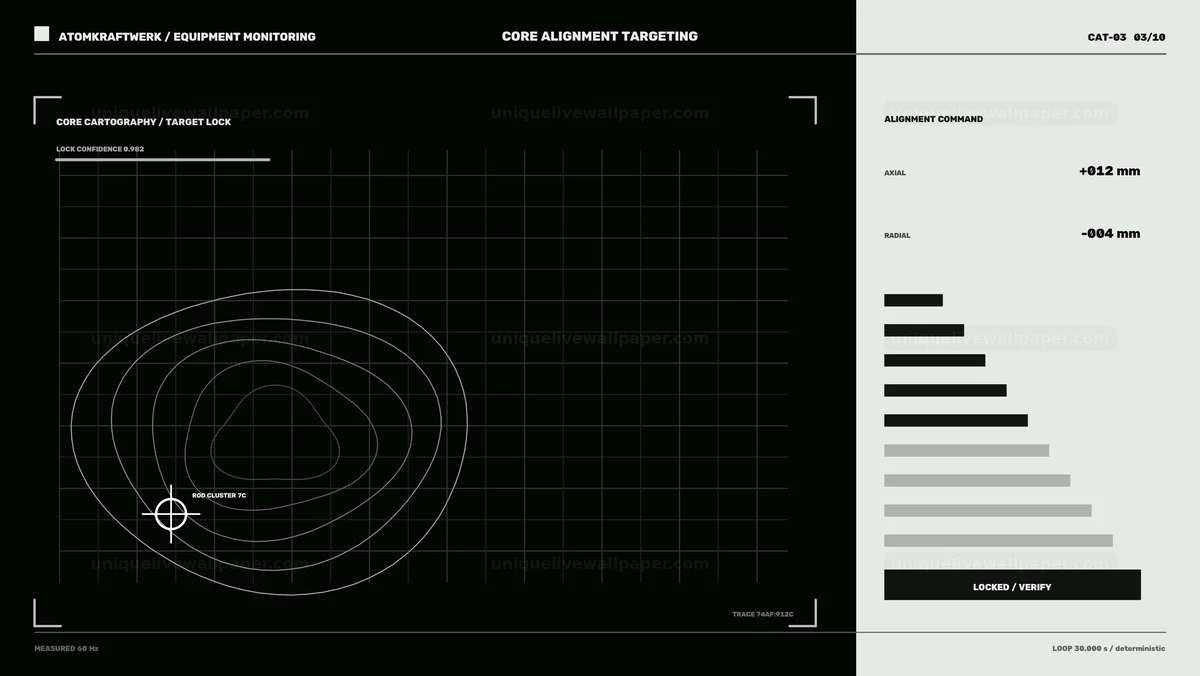 Nuclear Reactor Equipment Monitoring HUD Seamless Loop